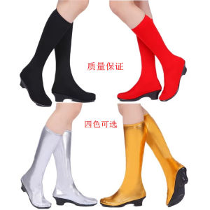 Giày Khiêu Vũ Tây Tạng Cao Cấp Cho Nữ Giày Thể Hiện Văn Hóa Thiểu Số Truyền Thống Màu Đỏ