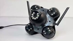25MP Cameras Wifi 720° PTZ Panoramic Security Cam Outdoor 5 Lens 5 Screens Night Vision CCTV Wireless Video Surveillance Camera