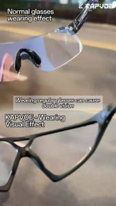 kapvoe | KAPOVE Kính Mát Câu Cá Nam UV400 Photochromic Đi Bộ Đường Dài Kính Mắt Thời Trang Thể Thao Ngoài Trời Kính Thiết Kế Đơn Giản TR-90 Gọng