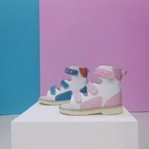 Ortoluckland Children Shoes Girls Princess Orthopedic Sandals For Kids Toddler Boy Summer Arch Support Footwear Big Sizes38 39