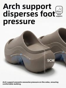 ECAC | Non-slip Anti-odor Summer Heeled Sandals With Arch Support