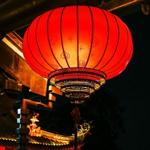 SHIPAILUO | โคมไฟหนังแกะหมุนสำหรับงานเฉลิมฉลองปีใหม่กลางแจ้ง