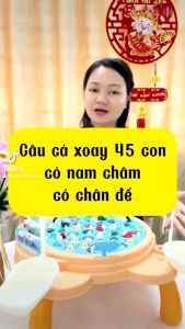 Bộ đồ chơi câu cá 45 con đĩa xoay có nhạc fishing -Trò chơi giáo dục và giải trí CHO BÉ
