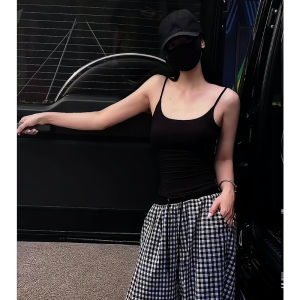 เสื้อกั๊กผู้หญิงสไตล์อเมริกัน ใส่ได้ตลอดปี พร้อมแผ่นเสริมหน้าอก ดีไซน์หลังสวยงาม ชุดโยคะ ชุดกีฬา เสื้อผ้าทำงาน