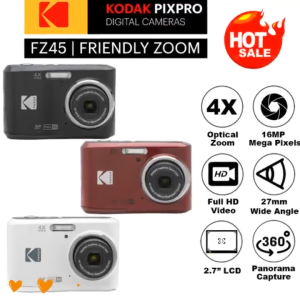 Kodak PIXPRO FZ45 Friendly Zoom Compact Digital Camera Point & Shoot 16MP Wide Angle Full HD 1080P