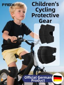 FABX | Childrens Knee and Elbow Protection Anti-Fall Cycling Dance Kneeling Thin Summer Guard