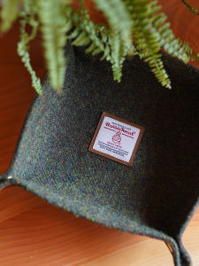 Handmade Harris Tweed Woolen Textile Entrance Desktop Storage Box Small Miscellaneous Items Niche Design High-End Feeling