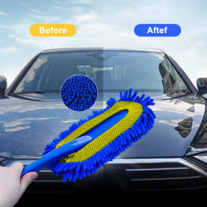 Seadetal bàn chải rửa ô tô Chenille Lông bàn chải làm sạch bàn chải quét bụi Xe giẻ lau dụng cụ vệ sinh xe hơi Cho Xe văn phòng nhà cửa
