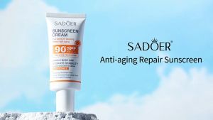SADOER SPF90 PA++++ Sunscreen 50g Sunblock Lotion Whitening Cream UVA&UVB Protection Long Lasting  Sunscreen