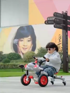 Beige รถบาลานซ์เด็ก 4ล้อ แนะนำ10เดือน-2ปี จักรยาน ขาปั่น + ขาไถ ของเล่นเด็ก