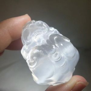 透石膏貔貅/Selenite Pixiu /Gypsum ‧ Energy Purification Stone ‧ Divine Beast Ornament ‧ Pixiu Carving