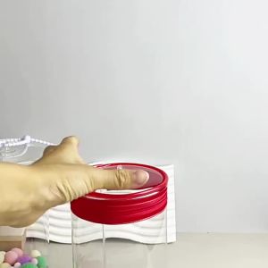 For 17 cm labubu v1/v2/v3 Small Jar Baby Bag Doll Storage Transparent Dust-proof Hang Bag Display Bag No hanging line