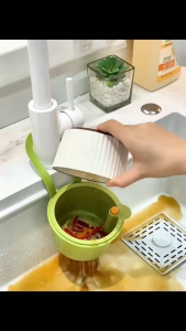 **TOP SELLING**2025 NEW Hanging Sink Strainer - Self-Cleaning Quick Drain Fine Mesh - Waste & Vegetable Filter for Kitchen Faucet Penapis Sinki Gantung - Pembersihan Diri Longkang Pantas Jaring Halus - Penapis Sisa & Sayuran untuk Keran Dapur 挂式沥水篮