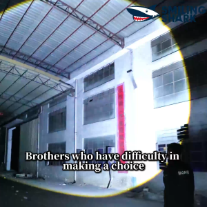 ไฟฉาย LED SD5361ปลาฉลามยิ้ม9โหมดตะเกียงตั้งแคมป์26650 Type-C แบบชาร์จไฟได้ทำงานกลางแจ้งกันน้ำทำงานตะเกียงตั้งแคมป์ Ing