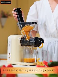 Máy ép chậm máy ép trái cây làm kem cao cấp công suất máy lớn bảo hành 2 năm lỗi đổi mới trong 7 ngày đầu nhận hàng