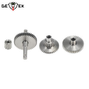 Stainless Steel TRX4M Overdrive Underdrive Transmission Gear Pinion Set for 1/18 RC Crawler Car TRX4-M Upgrade Parts