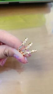 Gold Cincin Emas Renaissance Castella Model Baru Ring CT 640