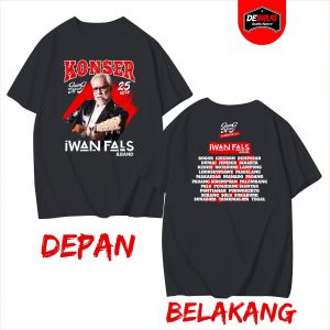 kaos iwan fals konser gaung merah 25 kota  bahan berkualitas