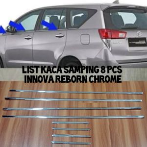 List kaca samping all new innova reborn 2016-2018 chrome