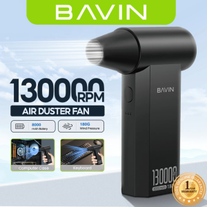 BAVIN VC03 130000RPM / VC04 80000RPM Mini Portable Compressed Air Duster for Deep Cleaning w/ Extremely Turbo Airflow