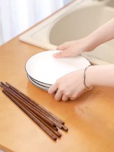 【SG】Diatomite Dish Drying Mat Kitchen Countertop Water Absorbent Drainer Draining Pad kitchen Drain Pad