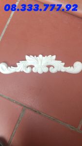 Phù điêu PU LUMI HOME họa tiết hoa góc cạnh trang trí khung tranh trần tường chất liệu PU siêu bền mã GH-8017