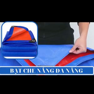 Bạt Che Nắng Bạt Che Mưa Hàn Quốc Loại 1 Màu Xanh Cam Chống Thấm Nước (có đặt hàng nếu khách cần)