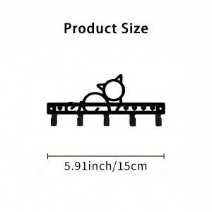CIFbuy | CIFBUY Iron Wall Art Abstract Key Rack Metal Wall Hook Creative Storage For Garage Kitchen Living Room Home Decor Sign
