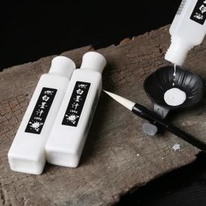 100G หมึกสีขาว Indelible Pigment Art ภาพวาดจีน Creation แปรงสีน้ำการประดิษฐ์ตัวอักษรการเขียนภาพวาดอุปกรณ์ Ink Liquid