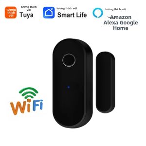 Cảm Biến Cửa WiFi Tuya Cho An Ninh Gia Đình Ứng Dụng Cuộc Sống Thông Minh Điều Khiển Từ Xa Alexa Google Assistant Máy Dò Cửa Sổ Đóng Mở Tương Thích