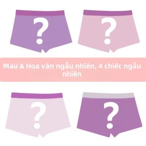 Sanrio | Bộ 4 Quần Lót Cotton In Hình Hoạt Hình Công Chúa Cho Bé Gái Quần Lót Boxer Mềm Mại Đồ Lót Trẻ Em Thoáng Khí Quần Short Cho Bé