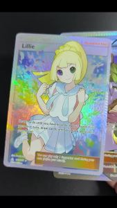 Keeppley | 9Pcs PTCG English Pokemon Collection Cards Challenge Favor Full Force Cynthia Ns Resolve Rosa Classic Game Anime Cards Gift Toy