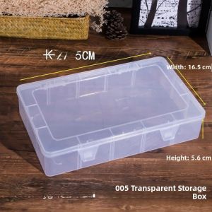 Transparent Large Plastic A4 Paper Document Storage Box Rectangular for Receipts Data Tools Books And Certifications Organization