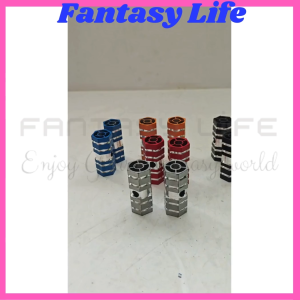 Fantasy SEPASANG jalu sepeda ANAK alloy pijakan kaki warna besi boncengan sepeda anak ban 12 16 18