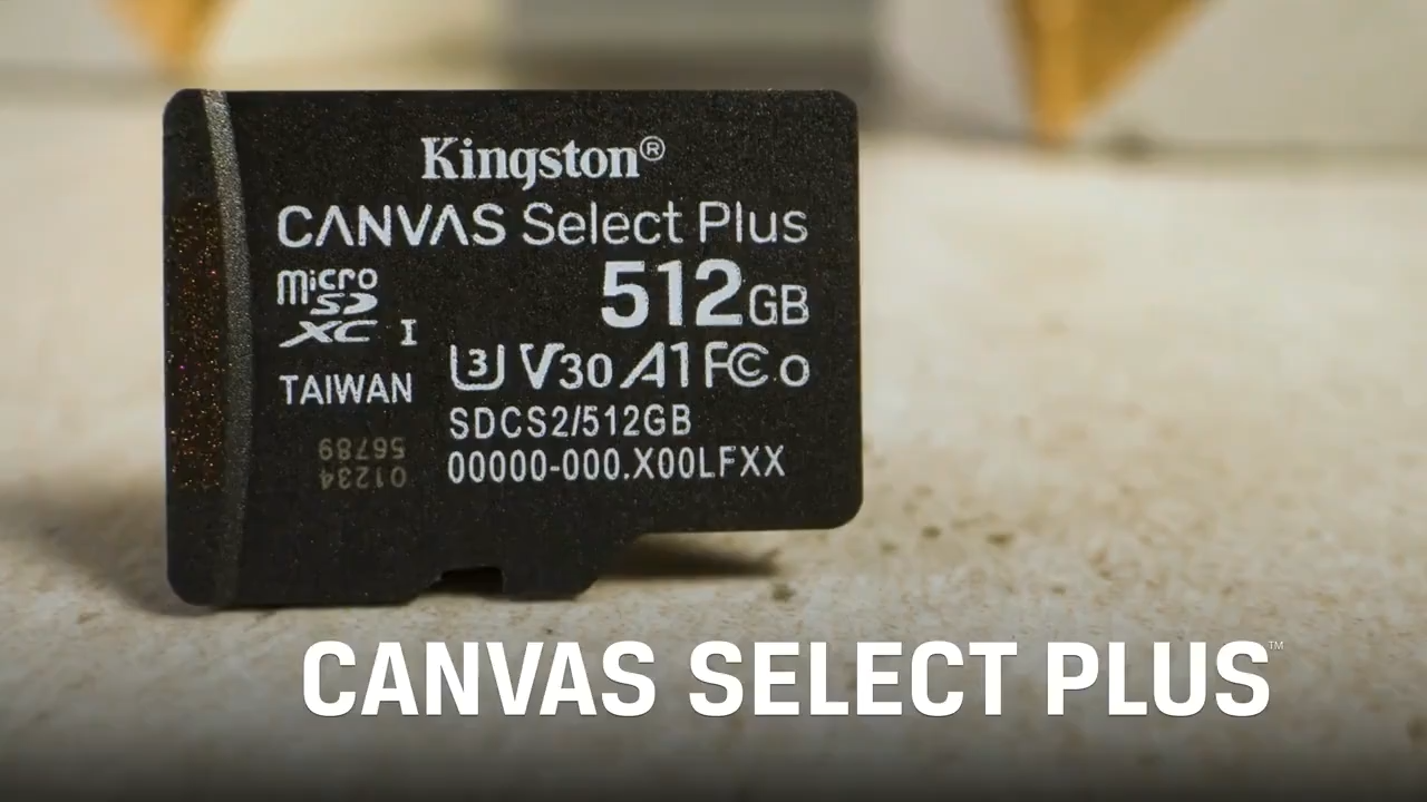 Kingston  Micro SD Card Memory Card  Canvas Select Plus Class 10 UHS-I Card SDCS2 (256GB/512GB/1TB)