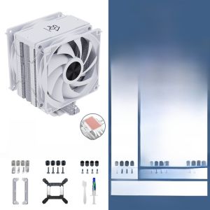 Ice Man 456 Heat Pipe 1700 CPU เครื่องระบายความร้อนแบบลมสำหรับคอมพิวเตอร์แบบตั้งโต๊ะ AMD1155 X99 2011 AM5 AM4 Silent