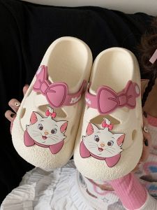 Mary Cat Hole Sandals Womens Summer Cute Beach Holiday Outdoor Anti-slip Parent-Child Sandals Breathable Comfortable EVA