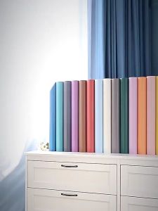 Wallpaper Dinding Polos Orange dan Stiker Dinding Ukuran 9m s/d 10m x 45cm