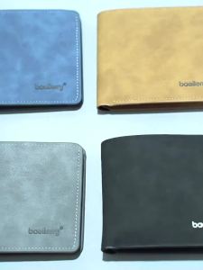 Baellerry | Ví Nam Baellerry Slim Ví Da Lộn Nhỏ Gọn Nhiều Ngăn Đựng Thẻ Phong Cách Thường Ngày Và Công Sở Có Ngăn Bên Trong.