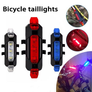 ZCAUTO USB Isi Ulang Lampu Belakang LED Sepeda Tahan Air Aksesoris Sepeda Lampu belakang peringatan sepeda