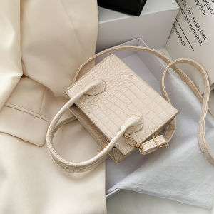 Fashionable Summer 2025 Womens Handbag Trendy Minimalist Square Bag Shoulder Crossbody Bag Handheld Bag Soft PU Leather