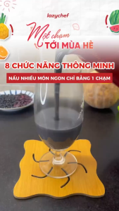 Máy làm sữa hạt đa năng 8in1 pro Lazychef Inox 316L cao cấp dung tích 1200ml ủ sữa chua bảo hành 12th