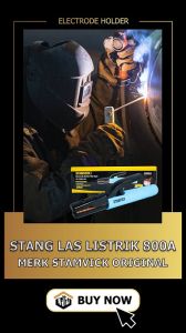 Stang Tang Las 800 A STAMVICK ORIGINAL / kualitas Tebal / Pengaman tgn-1PCS