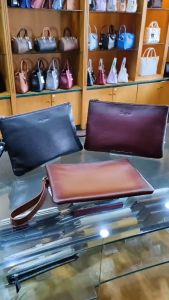 Tas Genggam Clutch Bag Pria Kulit Sapi Asli Karl Sangkoni MJ TA-43
