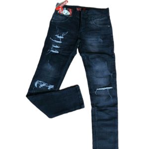CELANA JEANS PANJANG PRIA GOTROCK RIPPED SOBEK BERLAPIS