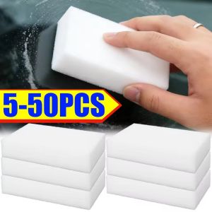 50PCS Car Cleaning Melamine Sponge Magic Eraser Foam Block Wash Tool Scratch Free for Auto Body Glass Wheel Hub Polishing Supplies