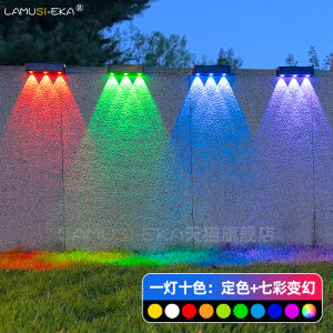 Đèn Rửa Tường Năng Lượng Mặt Trời Ngoài Trời Chiếu Sáng Đèn Lối Vào Sân Vườn Ban Công Trang Trí Hiện Đại Tối Đa 36V Đèn LED