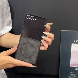 Luxury TPU Cortex Magnetic Phone Case For Samsung Z Fold 7 6 5 4 3 Cover Funda For Samsung Galaxy Z Flip 7 6 5 4 3 5G Soft Frame