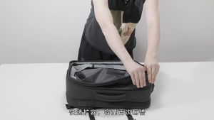 Fenruien Airback Vacuum TSA Lock Travel Backpack Multifunction High Capacity Expandable Waterproof 17.17.3 Inch Laptop Backpack