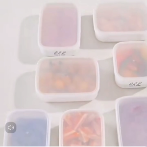 Johor Seller | Food Container Freezer Storage Fridge Organizer 冰箱收纳盒 - White (700ml/900ml/1000ml)